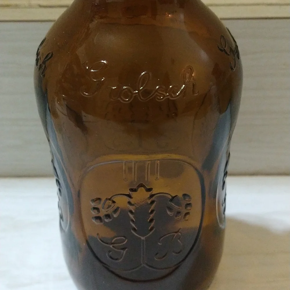 Vintage Empty Porcelain Cork Swing Top Grolsch Lager Beer Bottle